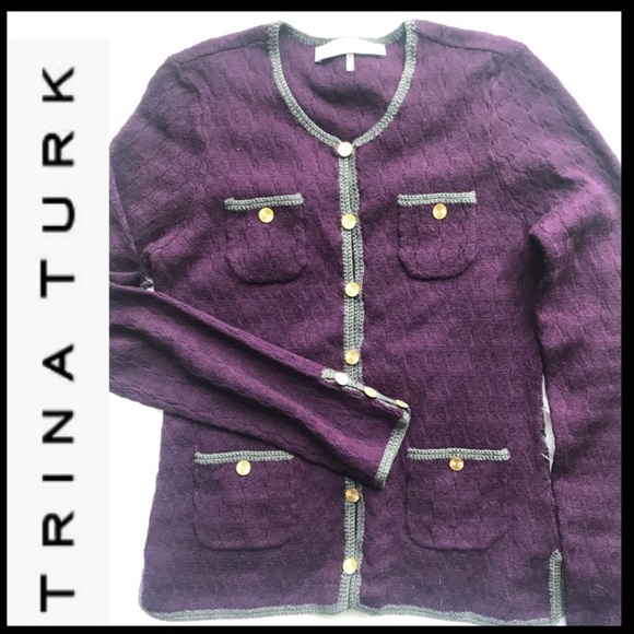 Trina Turk Sweaters - Trina Turk Luxurious Wool Sweater Cardigan